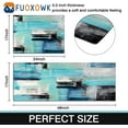 thumbnail image 3 of Turquoise Teal Modern Abstract Kitchen Rug Set,Black Grey Artistic Painting Decorative Runner Rugs with Rubber Backing,Throw Rugs Washable for Kitchen Sink,Laundry Room,Standing Desk,Boho, 3 of 6