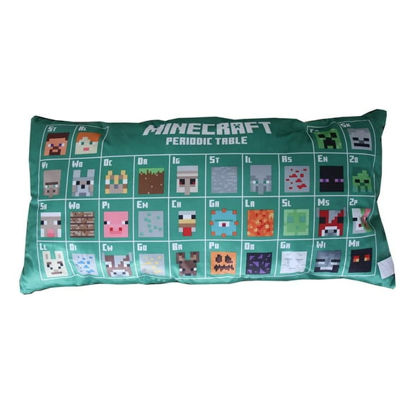 Minecraft Periodic Table Body Pillow