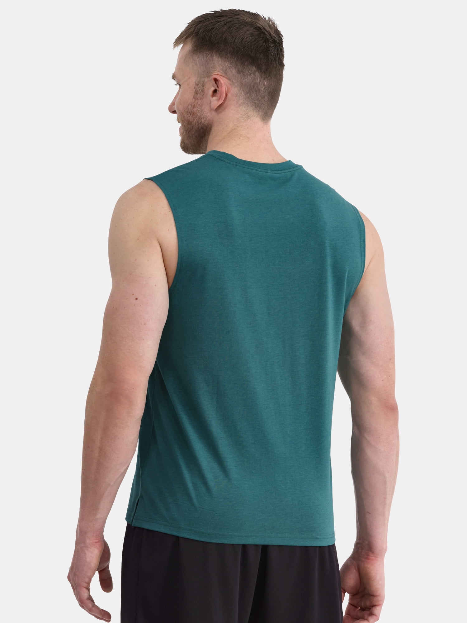 Athletic Works Men's and Men's Big & Tall Tri-Blend Muscle Tee, Sizes XS-4XLT