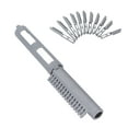 thumbnail image 1 of Hair Perm Rods Hair Perming Rods Hair Curling Roller Perm Rods Set Cold Wave Rods 12pcs Hair Root Perm Rods Hollow Hair Perm Clip Hair Styling Accessory For BarbershopGrey, 1 of 8