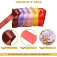 thumbnail image 3 of Combinación de cintas coloridas, cinta colorida del arco iris, artesanías, cesta de regalo de Pascua, papel de regalo, decoraciones para fiestas, 3 of 7