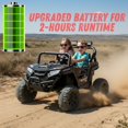 thumbnail image 2 of ThunderBolt 12V Kids Ride on Car, Electric Off-Road UTV Truck for Kids with Upgraded Battery for 2H, 2.4G Remote Control, Anti-Collision Bar, grippy tires,4-Wheel Suspension Ride on Car Kid UTV, 2 of 20