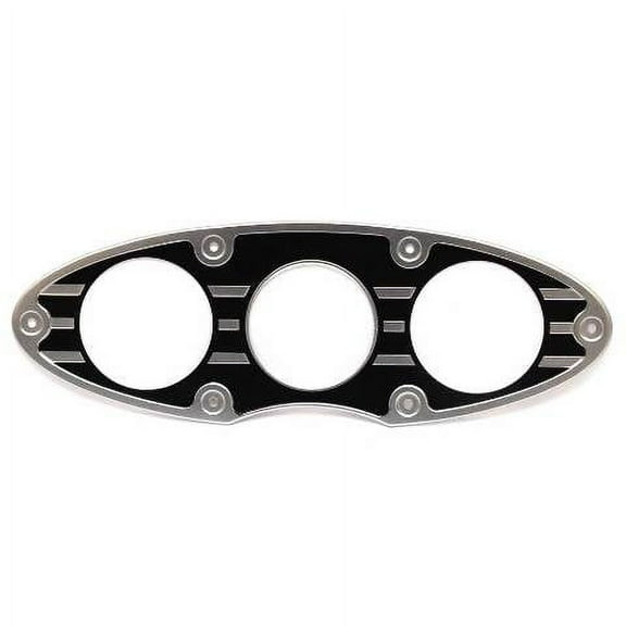 Ranger Boat Blank Gauge Panel 245573 | 2080 Angler Silver Black Aluminum (Port)