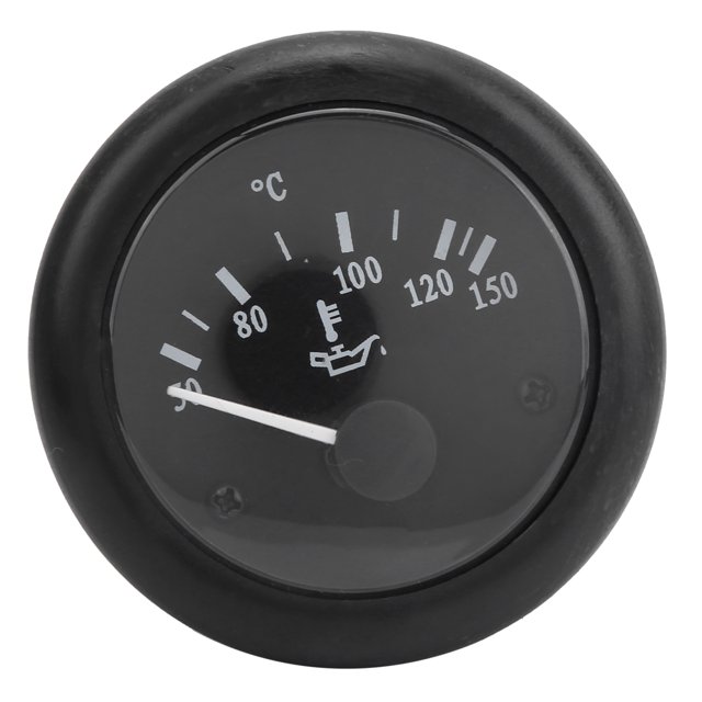 Medidor de temperatura de aceite Bling Bling 52 mm electromagnético 12 V CC