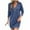 QR1-Blue, variant on Meichang Quarter Zip Ribbed Knit Pullover Dress for Women V Neck Long Sleeve Short Sweater Dresses Fall Loose Fit Cocktail Party Mini Dresses