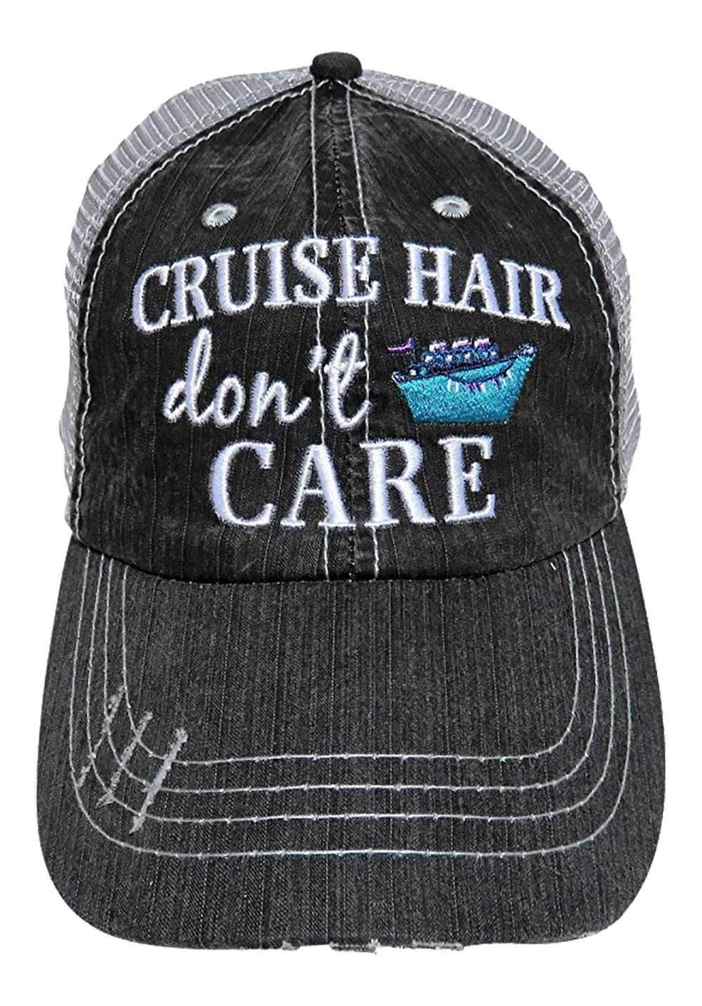 Mom Hair Dont Care Womens Trucker Hats Caps by Katydid