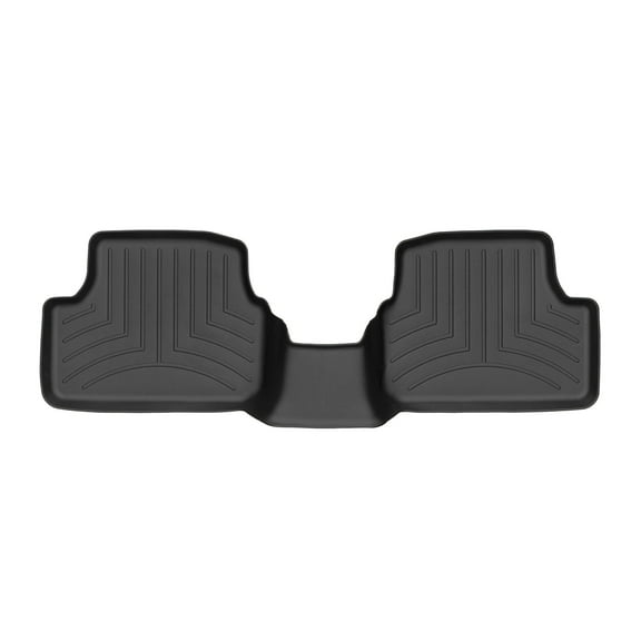 WeatherTech Custom Fit FloorLiners compatible with 2015-2019 VW e-Golf - 2nd Row, Black