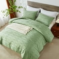 thumbnail image 5 of Davulos King Comforter Set - Sage Green Comforter, Boho Tufted Shabby Chic Bedding, 3 Pieces Vintage Farmhouse Bed Set for All Seasons, Fluffy Soft Bedding with 2 Pillow Shams, 5 of 10
