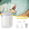 thumbnail image 2 of Portable Mini Electric Air Pump & Vacuum Compressor, USB Rechargeable 4-in-1 Inflator for Air Mattresses, Swimming Floats & Vacuum Storage Bags, 200L/min, 2 of 8