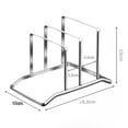 thumbnail image 2 of Cutting Board Holder Rack Stainless Steel Storage Organizer for Kitchen, 2 of 11