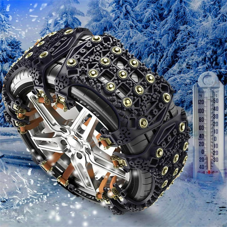 Tohuu Car Snow Chain 6pcs Car Universal Wide Piece Anti Skid Chain Easy  Installation and Durability Security Tires Chains Suitable for Off-Road Vehicle  Car SUV Tires 165-275mm applied 