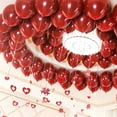 thumbnail image 2 of 50/100Pcs  Heart Shape Balloon Latex Wedding Proposal Valentine Room Decor, 2 of 8
