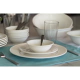 Strawberry Street Nova Black 62-Piece Dinnerware Set | Service For 6 With Glassware & Flatware