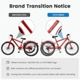thumbnail image 7 of MOONCOOL Adult Tricycle, 7 Speed Three Wheel Bike Tricycle Cruiser Trike, 24/26/27.5 Inch Adults Trikes with Shopping Basket, Exercise Men's Women's Tricycles, 7 of 7