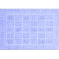 thumbnail image 1 of Ahgly Company Indoor Rectangle Abstract Blue Modern Area Rugs, 7' x 9', 1 of 4