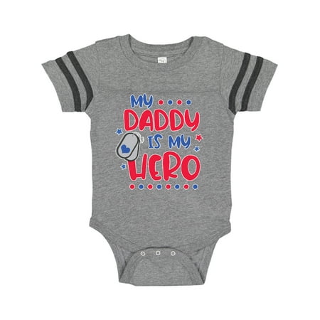 

Inktastic Memorial Day My Daddy is My Hero Gift Baby Boy or Baby Girl Bodysuit