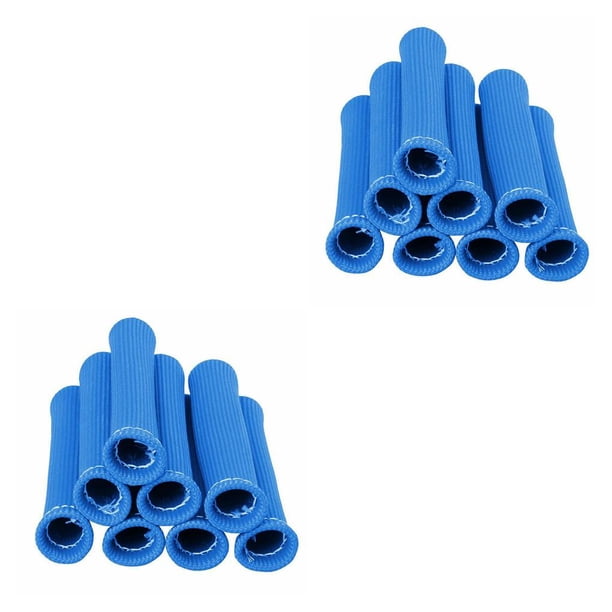 Botas de cable de bujía Scienceny 8 piezas Rojo Azul Negro 6 pulgadas