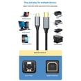 thumbnail image 4 of USB C Printer Cable Type C to USB B Printer Cable Printing Cable Suitable For Printer Connection Cable, 4 of 8