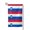 Square, variant on Garden Flag Flag Of Slovenia Double Sided Small Yard Holiday Garden Flag for Outside Decor 12.5x18 Inch Fillet