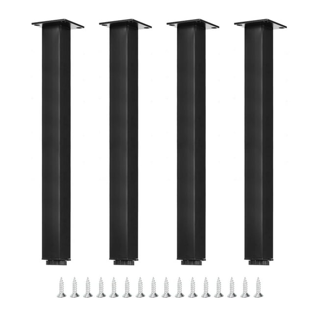 Pierna de mueble de 14 pulgadas, patas de mesa ajustables, extensiones de patas de gabinete de metal para mesa, sofá, juego de 4