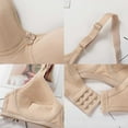 thumbnail image 6 of AINIYS Secure Fit Bra for Women Wireless Unpadded Plus Size Non Padded Bra Minimizer Bras &nbsp; Bralette Soft Cup Bra Unlined Underwire Bra Breathable Beige 34, 6 of 8