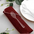 thumbnail image 3 of Smarty 4" Clear Mini Plastic Disposable Dessert Spoons 960ct, 3 of 6