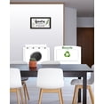 thumbnail image 2 of Trendy Decor 4U "The Laundry Room-Same Day Service" Framed Wall Art, Modern Home Décor Black Framed Print for Living Room, Bedroom & Farmhouse Wall Decoration by Cindy Jacobs 20"x11", 2 of 2