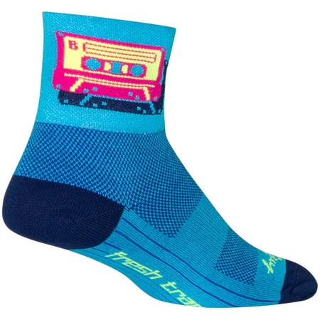 SockGuy Classic Mixtape Socks 3 inch Blue Pink Small Medium Unisex Synthetic price history on PriceWatchPro