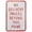 Color 661, variant on Quote Metal Sign No Delivery Trucks Beyond This Point Red on White Aluminum Wall Post Home Decoration for Driveway 8 x 12 inch