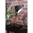 thumbnail image 3 of Nuloom  20'' Stella Metal Wood Shade Black Table lamp, 3 of 4