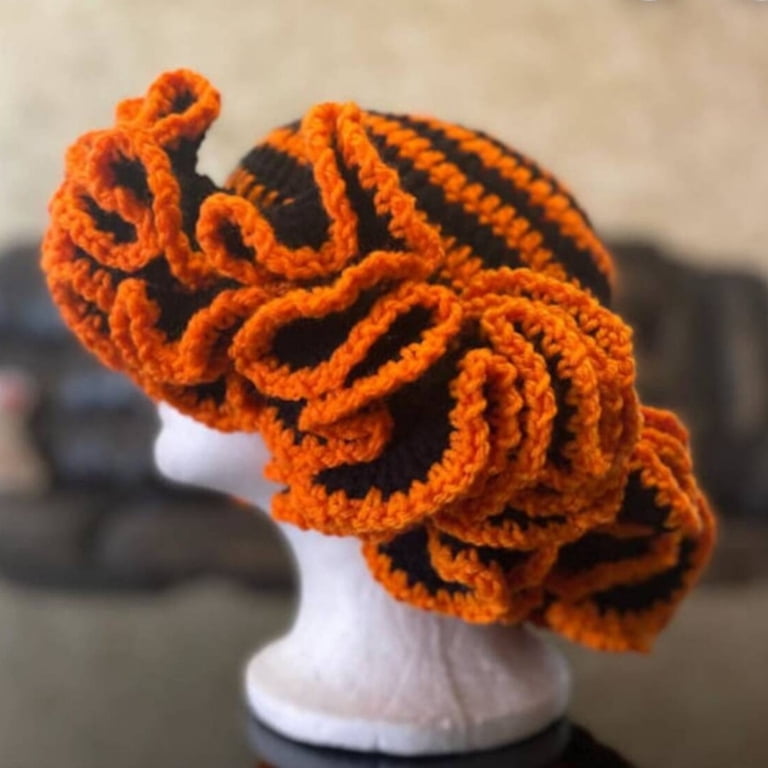 Handmade Crochet Bucket Hat for Woman Teen Outdoor Commute  display picture 1
