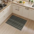 thumbnail image 2 of ODIKA 3'x5' Washable Area Rug Non-Slip, Flatweave, Easy Care Ticking Design With Distressed Pinstripe And Edge Trim Striped Vintage Refined for Hallway, Laundry Room, 2 of 7