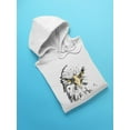 thumbnail image 3 of Eagle Head Frontal View Hoodie Men -Image by Shutterstock, Male x-Large, 3 of 4