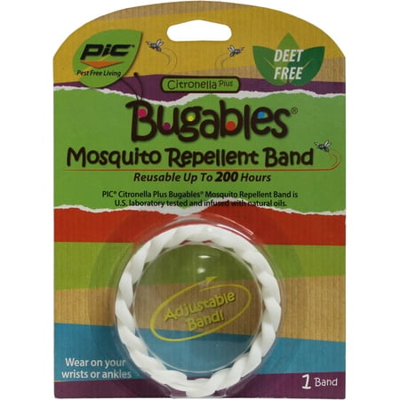 PIC Citronella Fashion Wristband, Assorted Colors