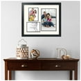 thumbnail image 2 of ArtToFrames Collage Photo Picture Frame with 1 - 8x12 and 2 - 5x7 Openings, Framed in Black with Chantilly and Black Mats (CDM-3926-78), 2 of 8