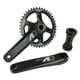 thumbnail image 2 of Juego de manivela de bicicleta 42T, juego de bielas de plato de bicicleta integrado hueco de 172,5 mm para bicicletas de carretera, actualización negra YUNYI BRAND Deportes, 2 of 8
