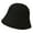 Black, variant on Ludlz Women Knit Bucket Hat, Warm Wide Brim Fisherman Cap Foldable Floppy Sunshade Visors