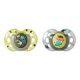 thumbnail image 1 of Tommee Tippee Closer to Nature Night Pacifier (Designs Will Vary), 1 of 8