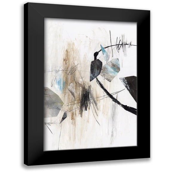 PI Studio 11x14 Black Modern Framed Museum Art Print Titled - Inked in Black I