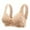 Beige, variant on Bras for Women,Comfortable Large Size Thin Cup Wireless Uplift Support Adjustable Four Printing Bra,Sports Bras for Women,Beige,42