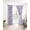 Purple, variant on Blue Flower Blackout Curtains 90 Inches Long for Bedroom, Botanical Floral Vintage Wildflower Leaf Thermal Insulated Room Darkening Black Out Window Curtain Panels Grommet Drapes for Living Room