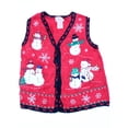 thumbnail image 1 of Vintage One of a kind Ugly Christmas Holiday Sweater Vest - Small, 1 of 1