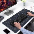 thumbnail image 2 of Long Mouse Pads for Desk,Blue Sun Moon Cloud Star Comet Pattern Desk Mats on Top Of Desks, Desk Mouse Pad Extra Large with 3mm Non-Slip Base and Stitched Edge for Gaming,Office,Work,Home 31.5"x15.7", 2 of 6