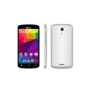 Angle View: BLU Studio X8 HD S530 5" Cell Phone 4GB 5MP GSM Unlocked Dual SIM Android - White