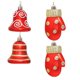 thumbnail image 5 of 16 adornos navideños de piruleta, adornos de dulces navideños, decoración navideña, bastones de caramelo, adornos colgantes para árbol de Navidad, suministros para fiestas., 5 of 7