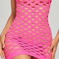 thumbnail image 7 of BONIXOOM Christmas Pajamas For Women Christmas Pajamas Sleepwear None Long Sleeve Sleep Dress Solid Hot Pink Free Size, 7 of 7