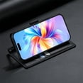 thumbnail image 5 of Leather Case For Samsung Galaxy A57 5G 6.7",Embossed Totem Wallet With Card Holder,Wristband, Shockproof Kickstand Magnetic Cover,Black,For Galaxy A57 5G, 5 of 6