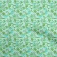 thumbnail image 1 of oneOone Polyester Spandex Sea Green Fabric Tropical Fabric For Sewing Printed Craft Fabric By The Yard 56 Inch Wide, 1 of 4