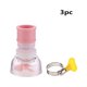 thumbnail image 1 of Grifo de cocina de 3 piezas con boquilla giratoria | Dispositivo ahorrador de agua y a prueba de salpicaduras | Funda flexible de PVC | Rotación de 360° | Fácil instalación | Plástico y acero, 1 of 1