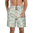 thumbnail image 1 of Fotbe Daisies Flowers Trajes de Baño Estampados para Hombre, Shorts de Verano de Secado Rápido, Ropa de Playa, Bañadores-Medium, 1 of 6